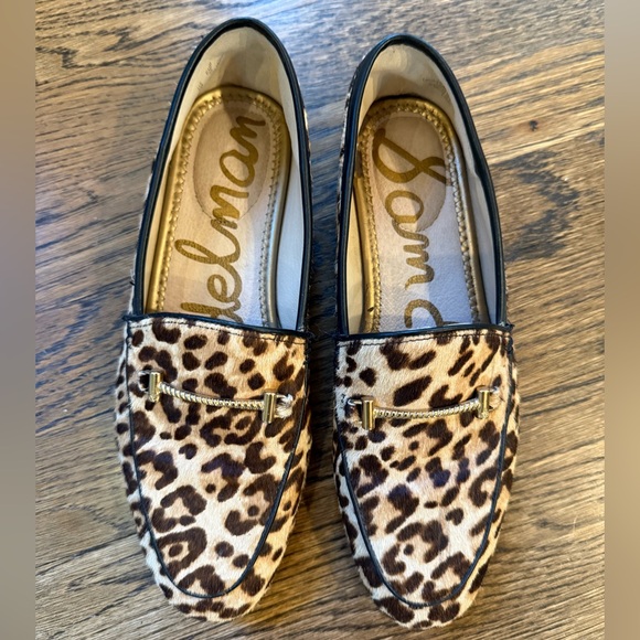 Sam Edelman Shoes - Sam Edelman Leopard-Print Loafers in Brown and Black